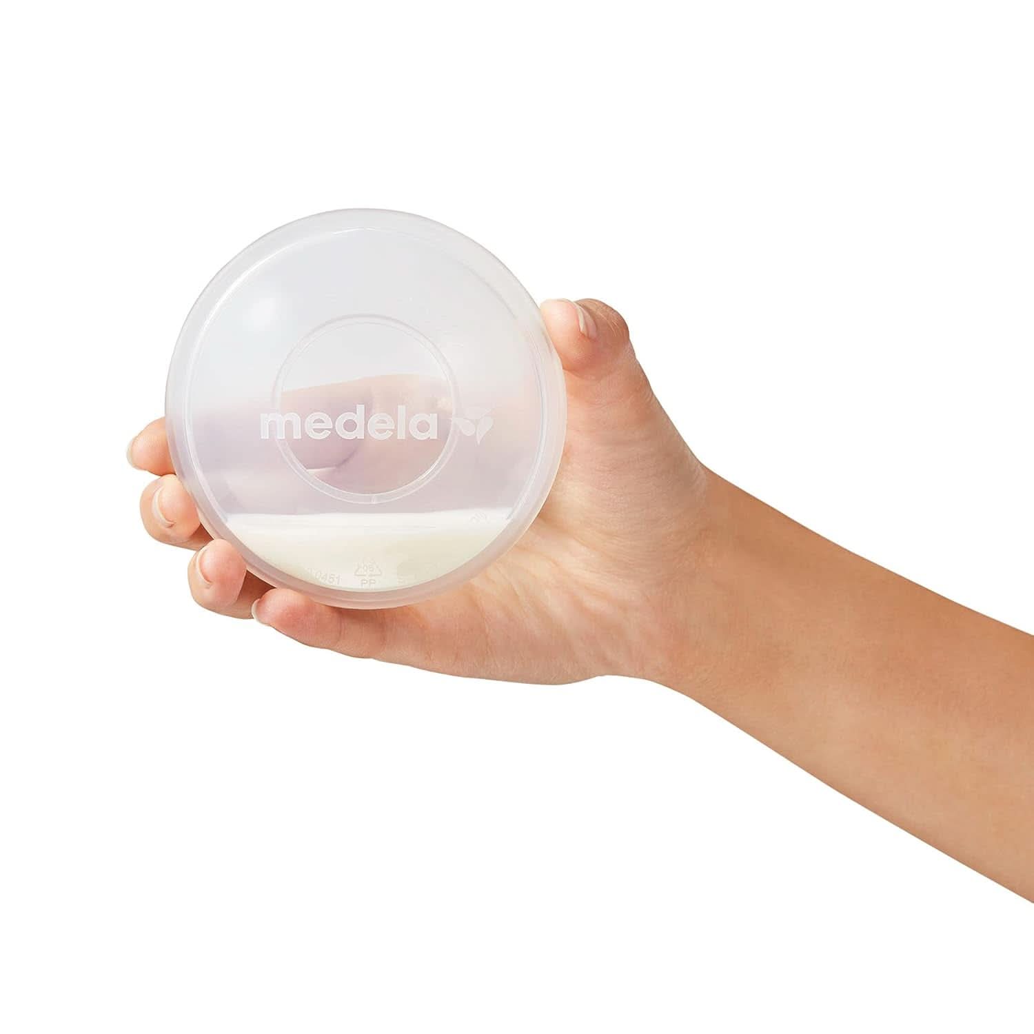 Conchiglie Medela Milk Collection - BPA-, Realizzate in silicone morbido e flessibile, Include 2 pezzi Accessori Alimentazione e Allattamento Bebe Naty Shop