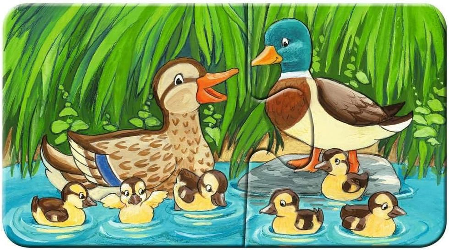 Ravensburger Puzzle per Bambini - 05072 Famiglie di Animali della Fattoria - Il Mio Primo Puzzle 9X2 - Puzzle per Bambini di 2 Anni Naty Shop