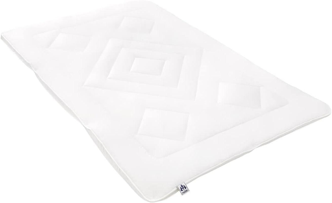 Piumino per tutte le stagioni Irisette Noblesse - Made in Germany - Trapunta con fodera in puro cotone, 135 X 200 Cm, certificato Ã-ko-Tex Piumini e Trapunte Naty Shop Singolo 155 X 200 cm 4 stagioni