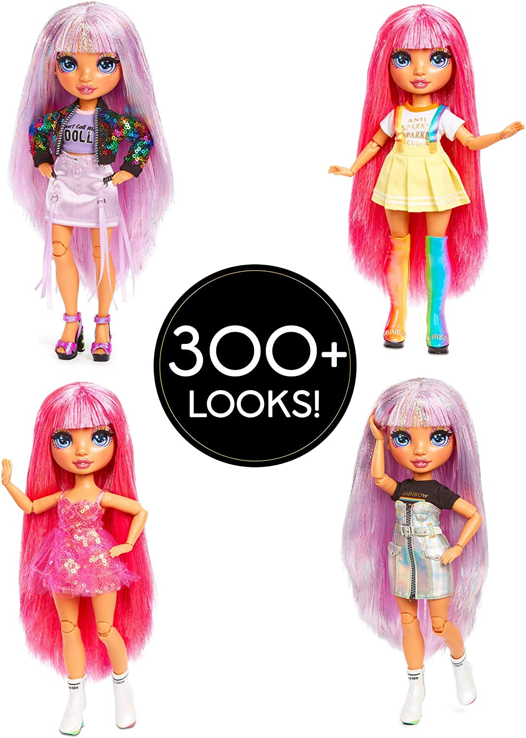 Rainbow High 571049 Fashion Studio - Bambola esclusiva con vestiti, accessori e 2 parrucche lucenti - Crea oltre 300 abiti!
