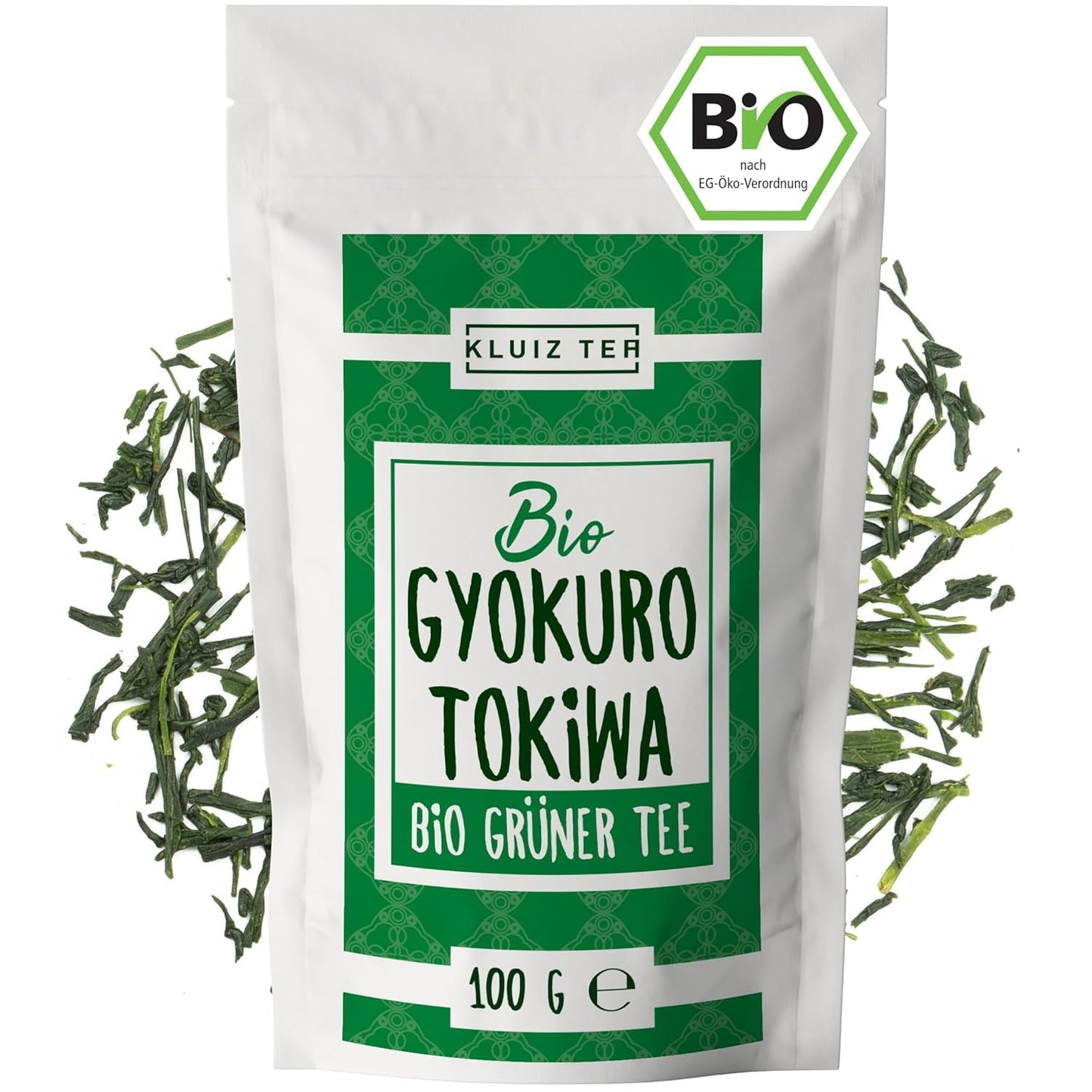 KLUIZ Gyokuro Tokiwa biologico - Primo raccolto a mano - Tè verde giapponese I 100 grammi I Tè verde biologico