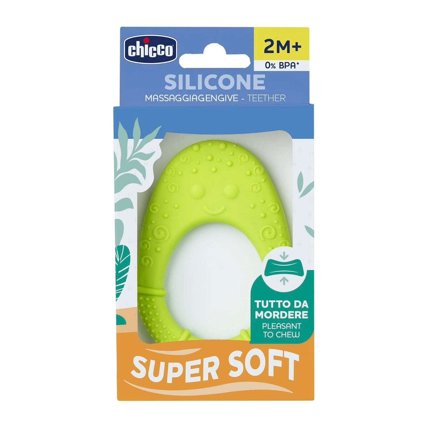 CHICCO - Anello da dentizione morbido 2 mesi+ Verde