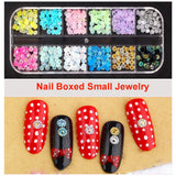 8 Boxen Nail Art Strass Kit - Nail Art Gemischt Strass Set, Nagel Kunst Strasssteine ​​​​Gems Perlen Edelsteine ​​​​Bunt Pferdeaugen Strass Für Nageldesign Zubehör Con 1 Pinzetten e 1 Strass Picker Für DIY
