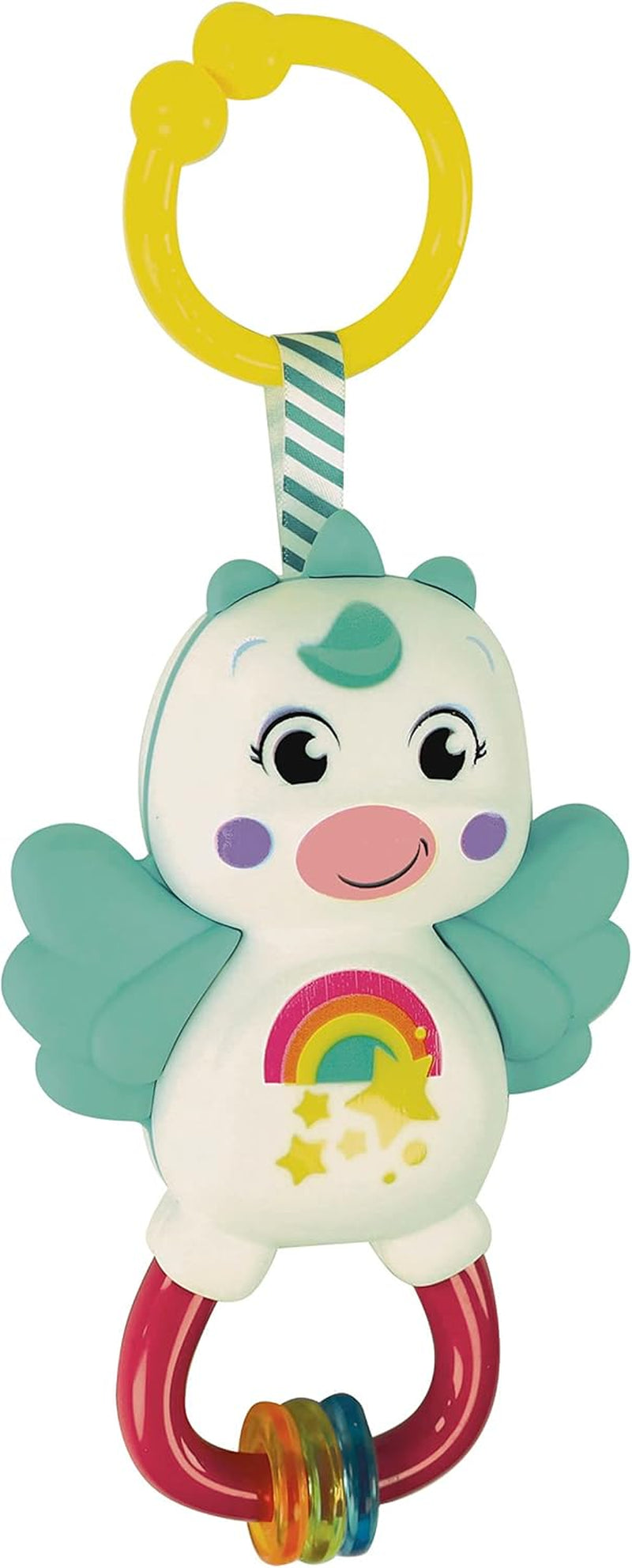Clementoni 17778 - Sonaglio Unicorno - Sonaglio Neonato Con Massaggiagengive, Giocattolo Bambini 3 Mesi, Rafforza Le Capacità Motorie E Sensoriali - Made in Italy Jucarii Bebe Naty Shop Titolo predefinito