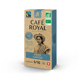 Café Royal Perù Lungo Bio – Kaffeekapseln compatibili Nespresso®, 100% Arabica del Perù, cremoso, Intensità 5/12, Fairtrade, 100 Capsule