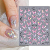 Adesivi per unghie farfalla in rilievo 5D farfalle autoadesive adesivi per decorazione unghie adesivi per nail art aurora farfalla accessori per unghie design adesivi per unghie farfalla adesivi per nail art