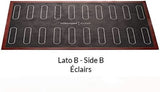 Silikomart Tappetino in Silicone Microforato Professionale Cottura Eclair Due Ragazze 58,3 x 38,4 cm Cucina Naty Shop