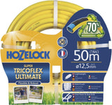 Tubo HOZELOCK - Ultramax 12,5 mm x 30 m, fino al 70% di PVC riciclato, robusto, resistente alle intemperie, antitorsione, resistente alla piegatura e allo schiacciamento, grigio