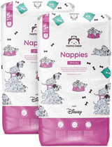 Mama Bear Disney Pannolini Ultra Dry Taglia 4 (8-14 kg), Bianco, 84 Pezzi (1 Confezione) Naty Shop Taglia 5+ (11-17 kg) Confezione Mensile
