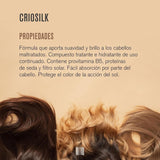 Balsamo per capelli Crosilk, 300 ml, con provitamina B5 e proteine della seta, dona elasticità e lucentezza ai capelli danneggiati, idrata e rigenera i capelli Naty Shop maschera per capelli