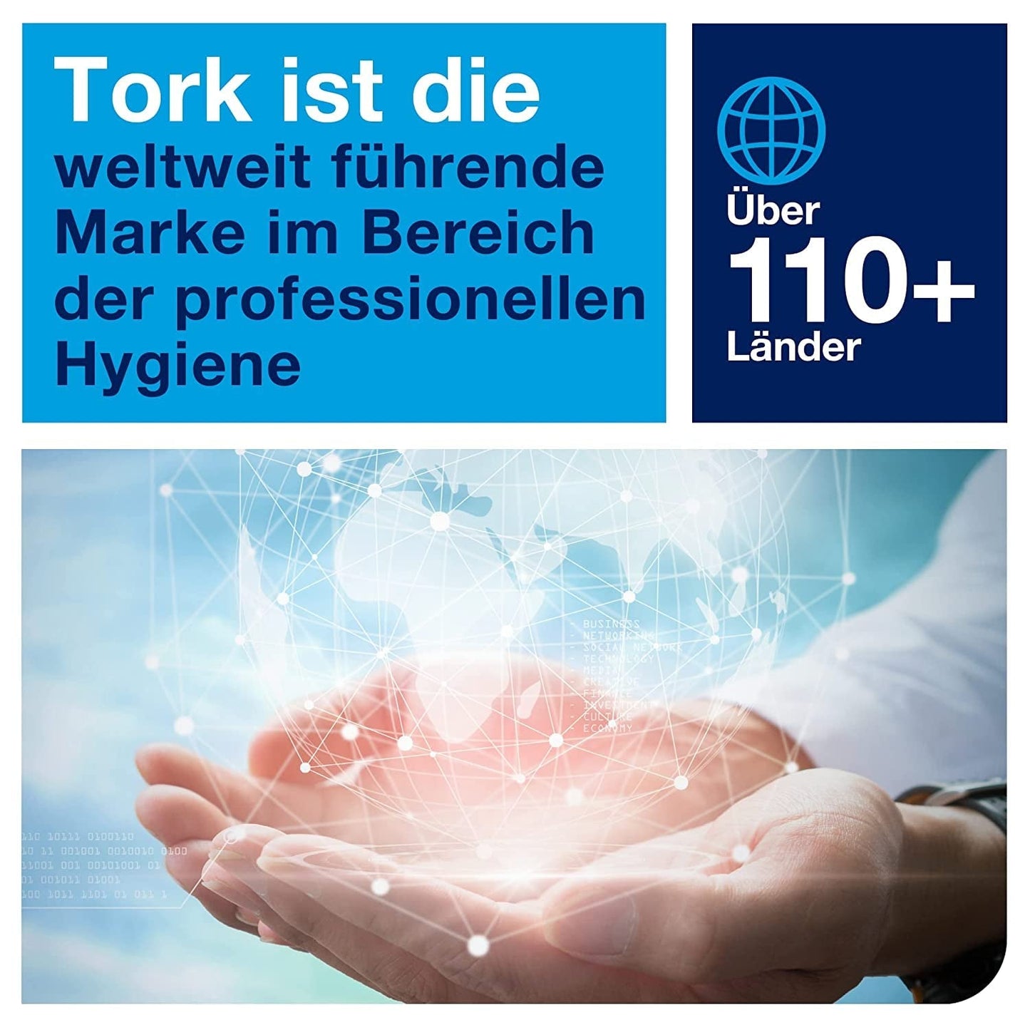 Carta igienica Tork Jumbo White T1, Advanced, 2 strati, 6×380 M, 472118