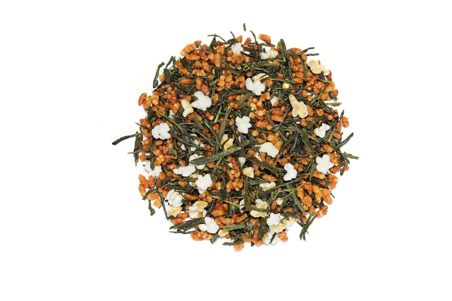Tè verde giapponese Genmaicha con riso tostato, 50% Kagoshima Sencha, tè verde sfuso premium, miscela tradizionale, senza aromi aggiunti, 100 g | Wondertea Tè verde giapponese Genmaicha