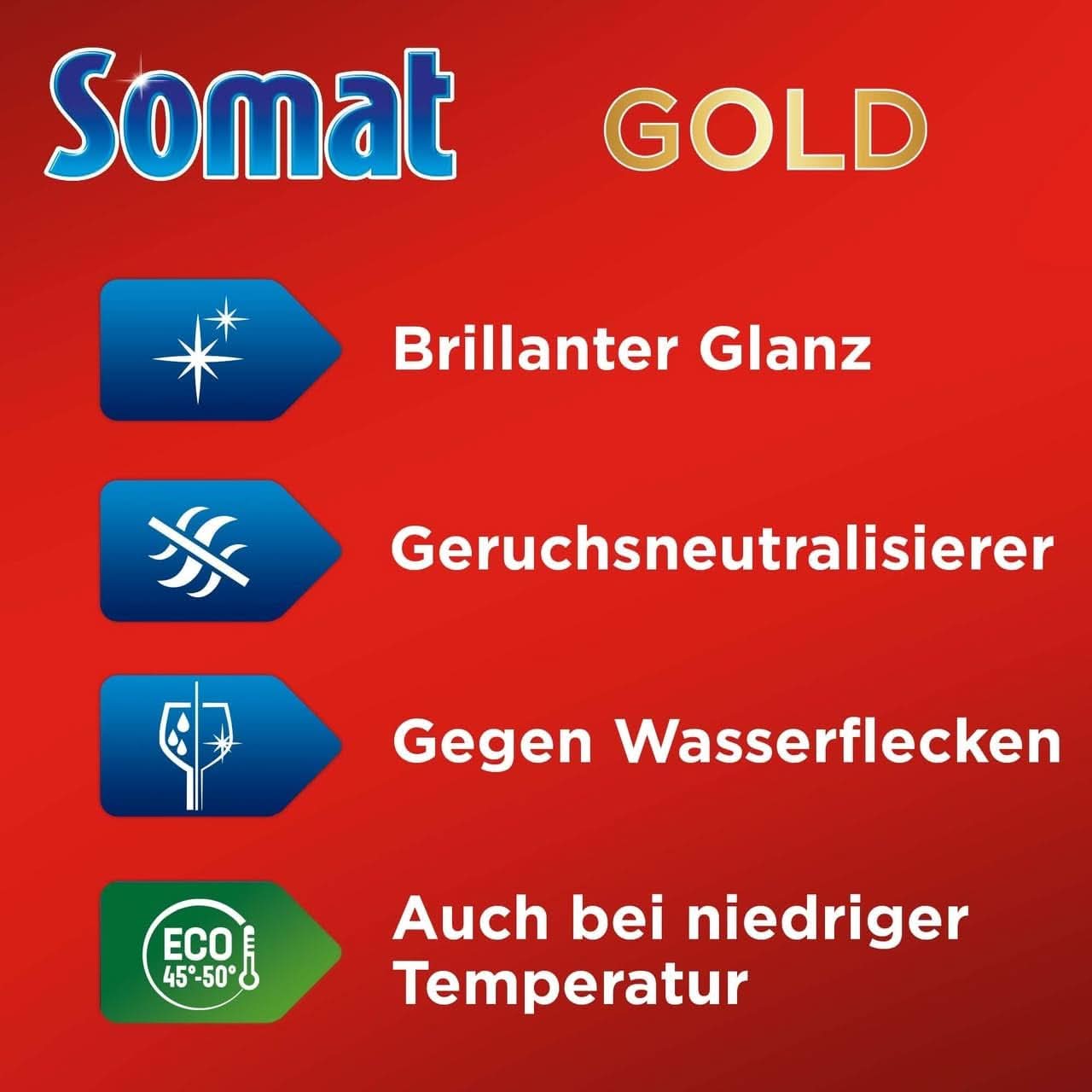 Somat Gold pastiglie per lavastoviglie (105 pastiglie) Naty Shop Detersivi Cucina