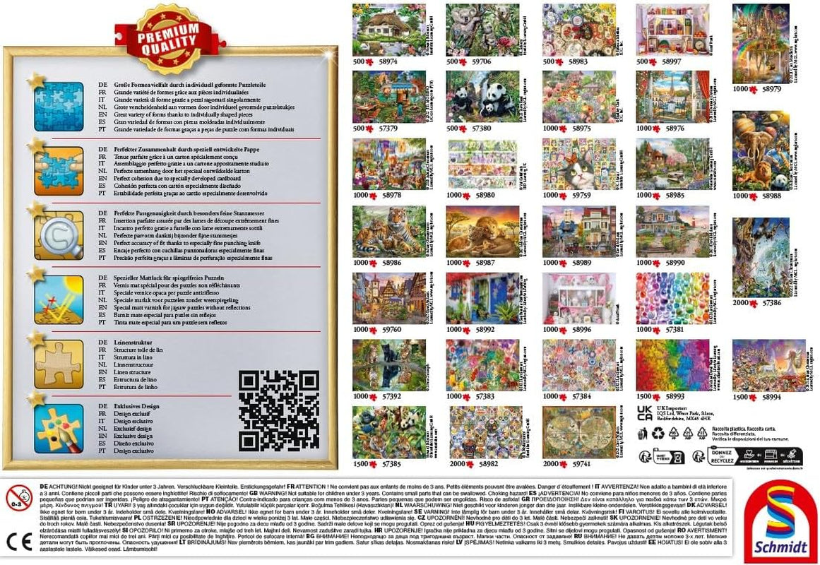 Schmidt Spiele 58390 Cane selfie, puzzle 500 pezzi Puzzle Naty Shop