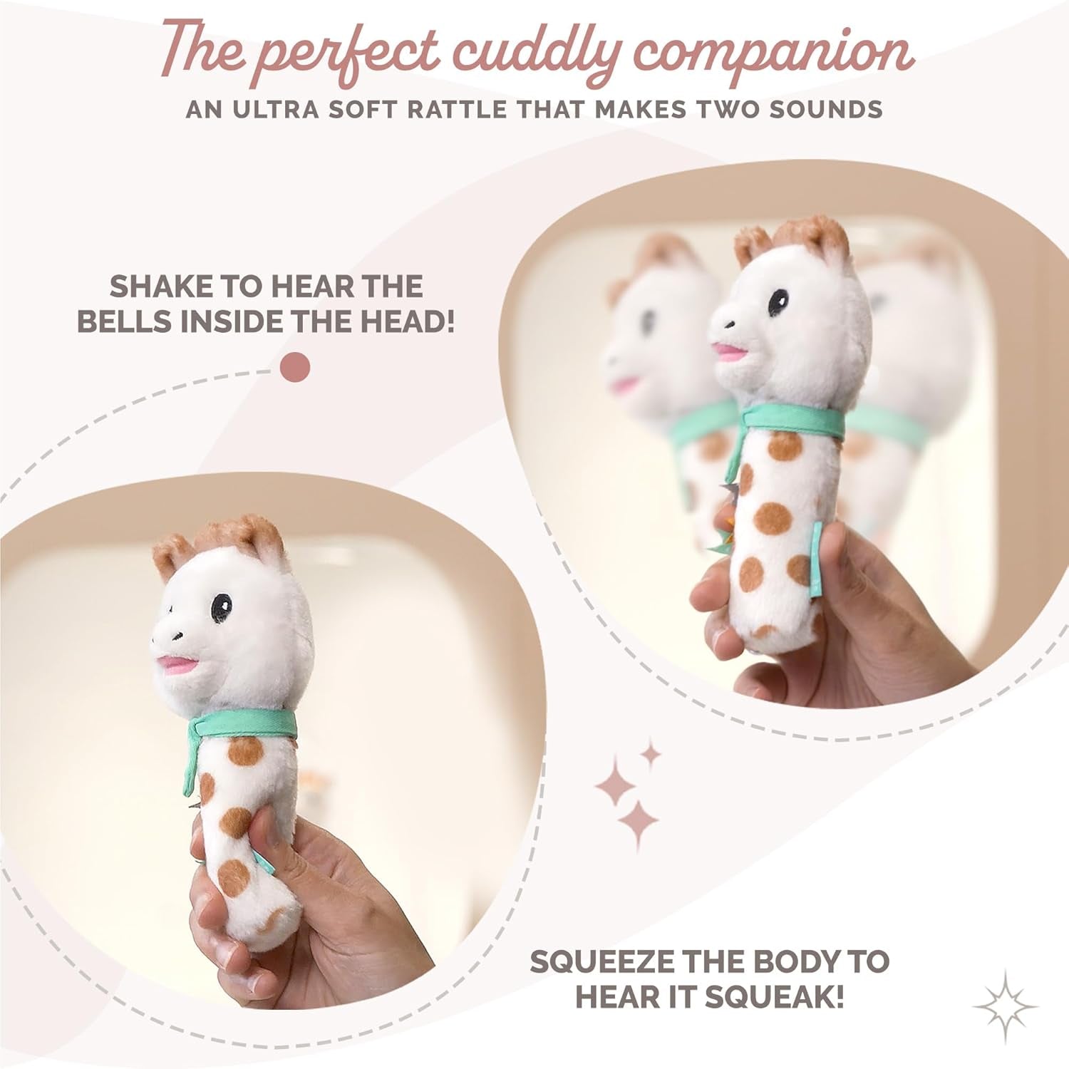 Set regalo di compleanno Sophie la giraffa Pouet sonaglino sophisticated 00012 Toys Bebe Naty Shop