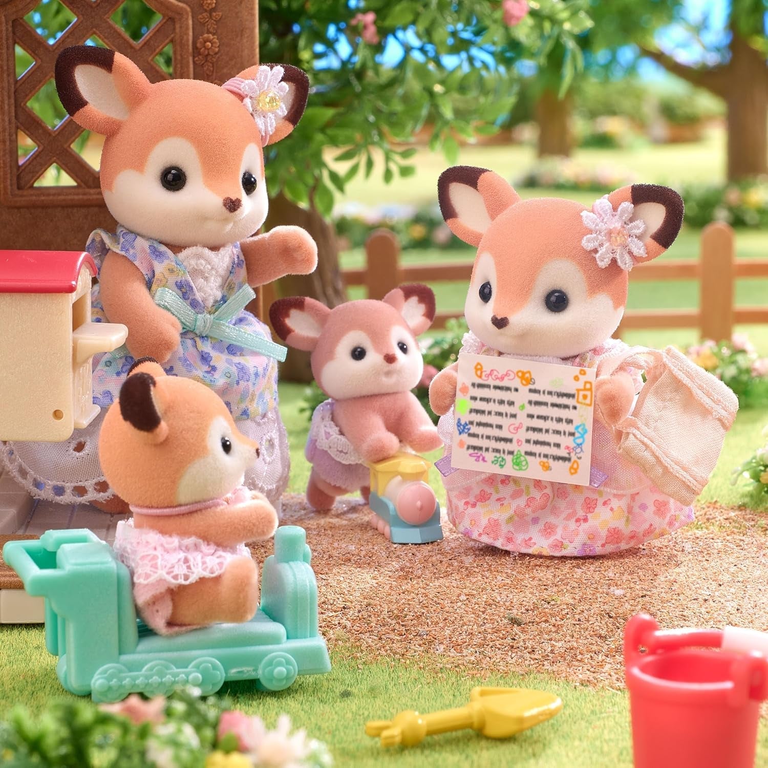 Sylvanian Families 5800 Gemelli Cervi, Set da Gioco con Animali, Figure di Animali della Foresta, Giocattolo per dai 3 anni in su