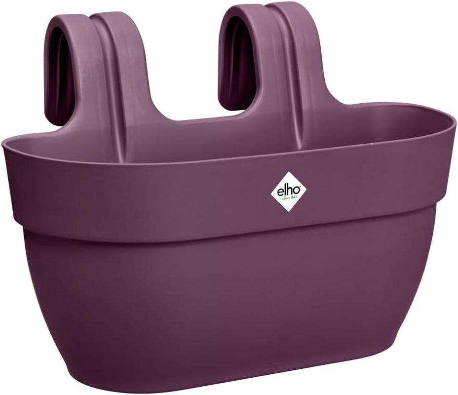 elho Vibia Campana Easy Hanger M 36 - Vaso per balcone ed esterno - Ø 36,0 x H 26,5 cm - Nero/Antracite