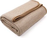ACUSHLA 200,7X160 Cm, 1,7 Kg, Coperta, Coperta Di Lana, Calda Coperta Da Viaggio, Coperta Lavorata A Maglia, Coperte Decorative per Divano, Sedia, Divano, Letto, Soggiorno, Campeggio, Adatta a Tutte Le Stagioni Ww203 Letti e Coperte Beuche den ACUSHLA-Store Giallo Caldo 160 X 200 Cm
