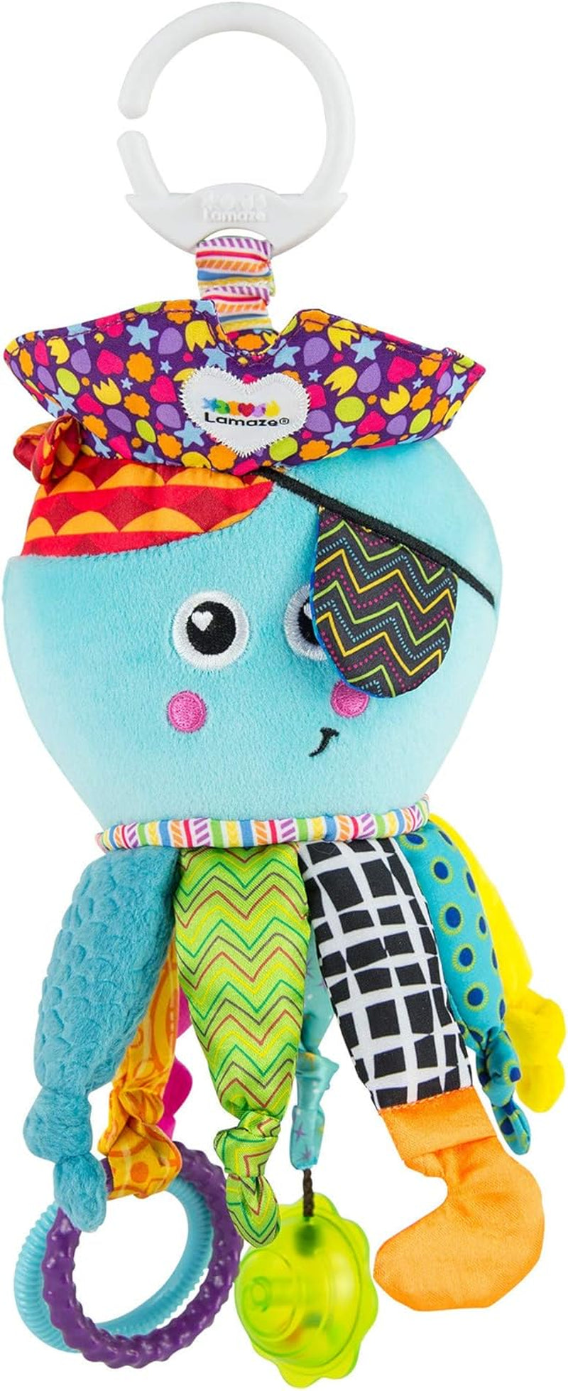Lamaze Giocattolo per bambini Capitan Calamari, Polpo Pirata Clip & Go, Giocattolo di alta qualità per i più piccoli e Diego Giocattolo per bambini, Drago volante Clip & Go, Giocattolo di alta qualità per i più piccoli Bebe Naty Shop Toys