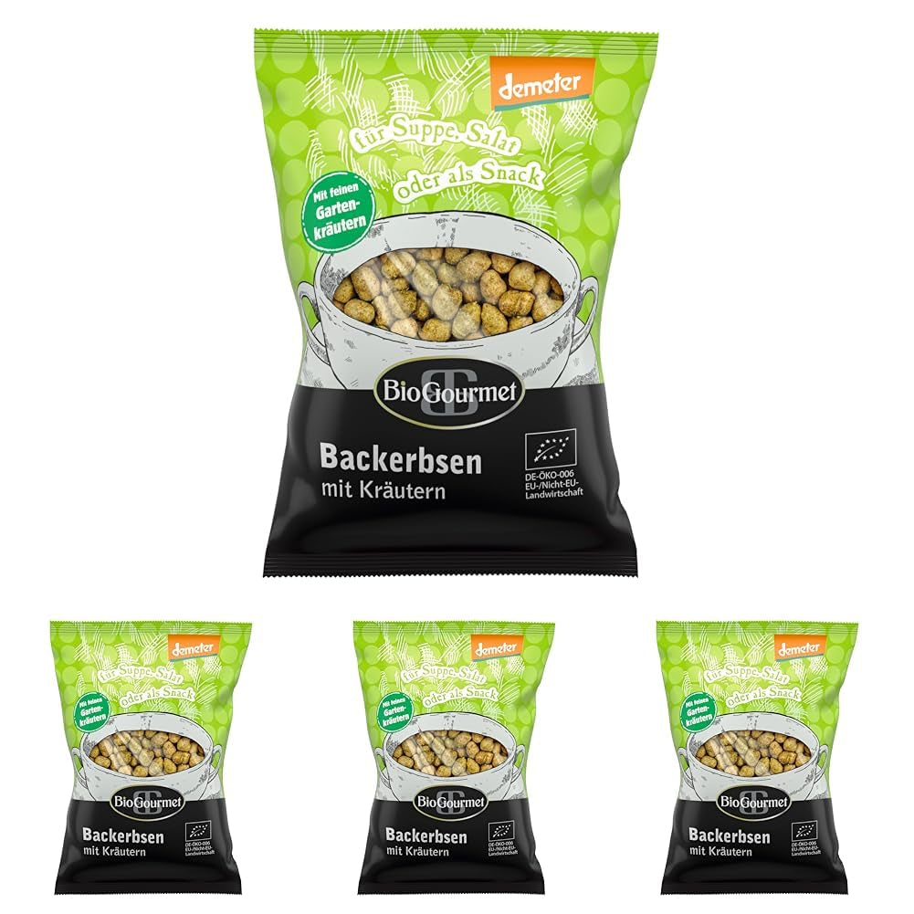 Crostini BioGourmet alle erbe aromatiche, per zuppa, insalata o come spuntino, biologico, Demeter, 100g
