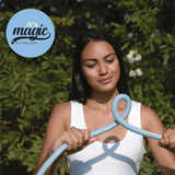 Tubo da giardino Magic Blue Hose da 20 metri estensibile con sacchetto e ugello spruzzatore