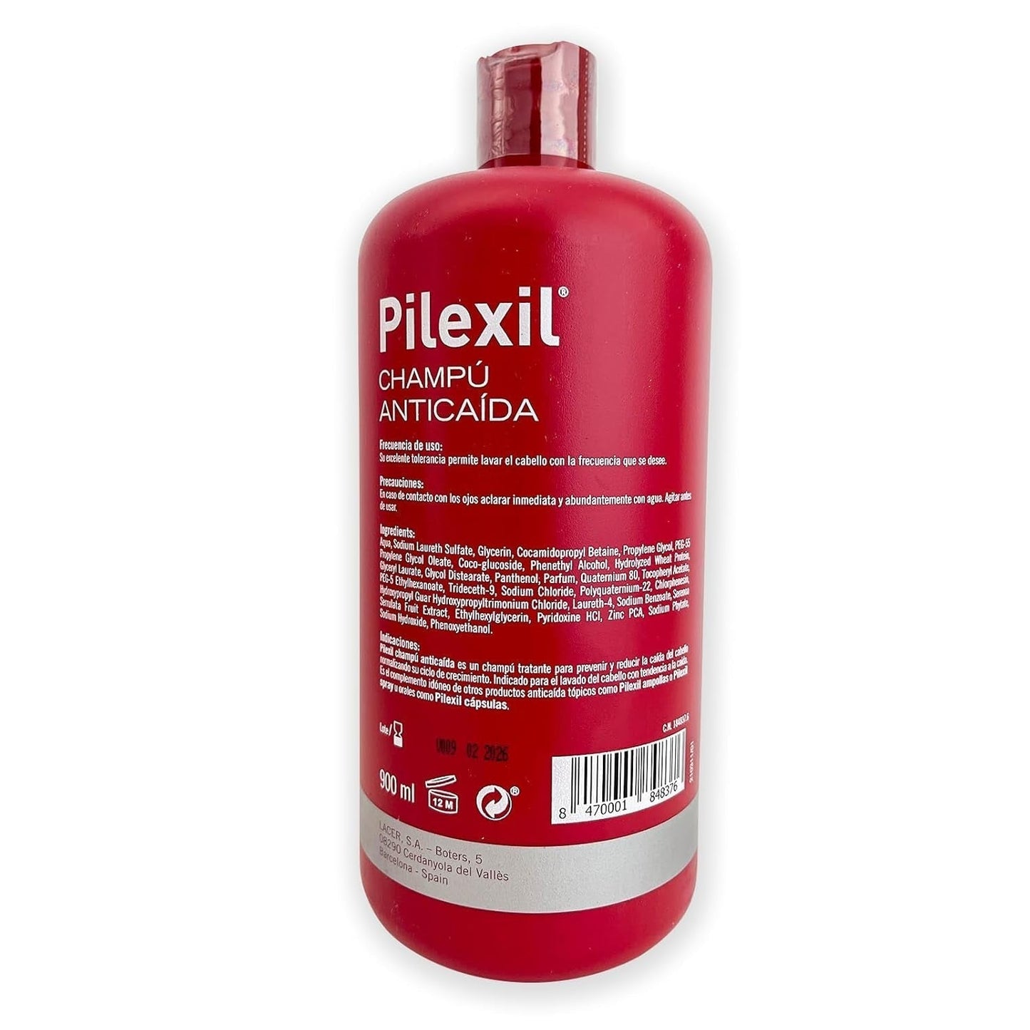 Shampoo Lacer contro la caduta dei capelli 900 ml Lacer cura dei capelli