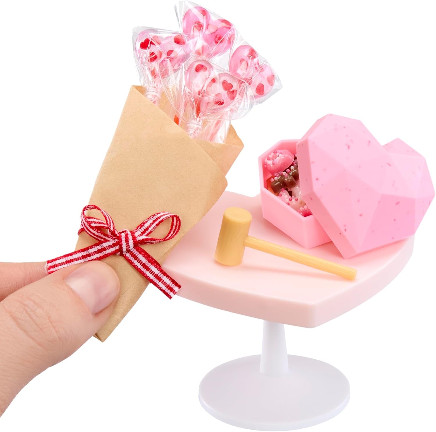 MGA Miniverse - Make It Mini with Love - Mini oggetti da collezione, kit artigianale in resina fai-da-te, serie di San Valentino, repliche di cibo, non commestibili - per collezionisti e bambini dagli 8 anni in su