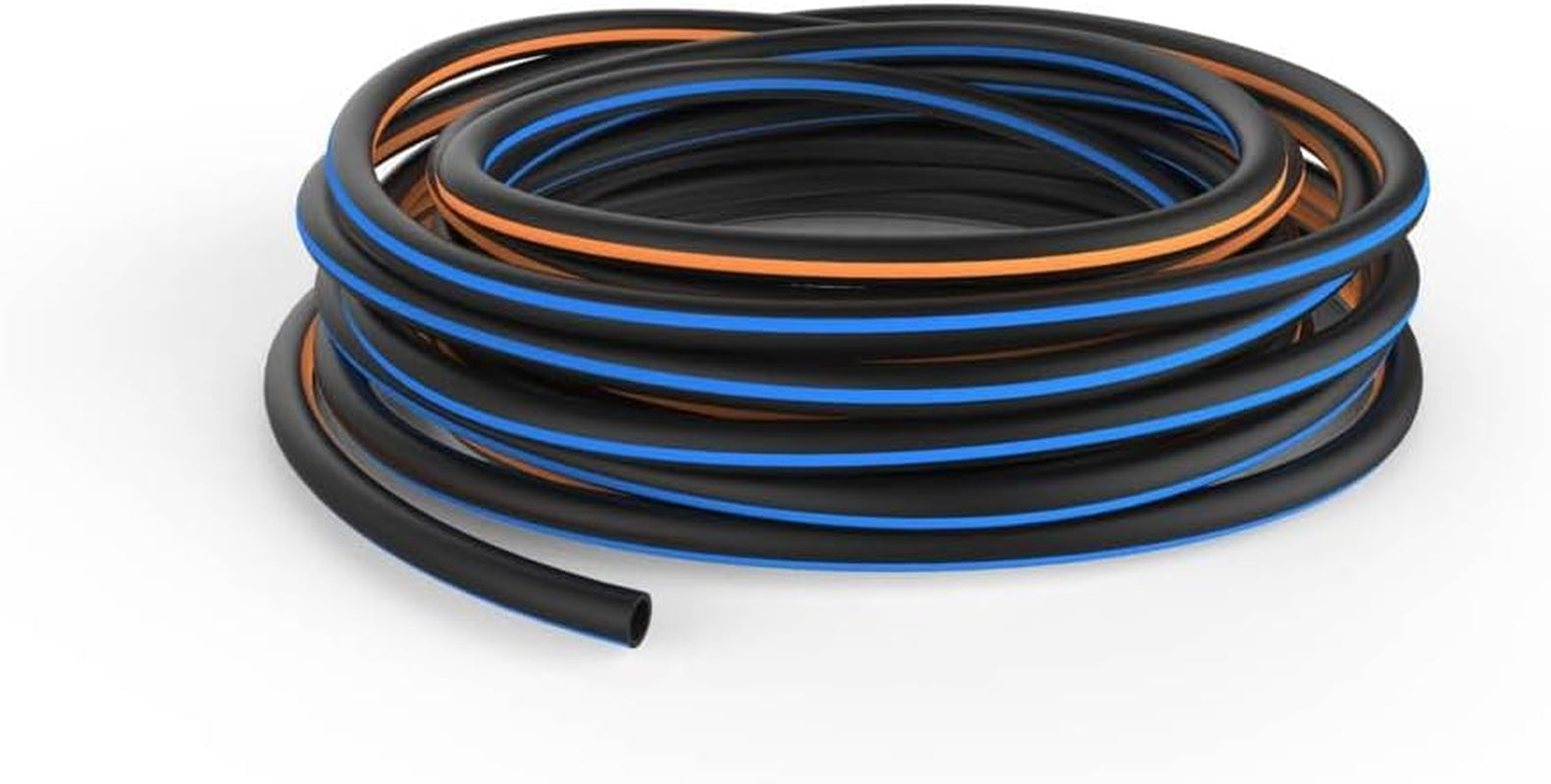Fiskars Tubo da giardino S, Solido, Tubo dell'acqua per irrigazione manuale, 13 mm (1/2"), Lunghezza: 15 m, Collegamento universale, Protezione UV, Protezione antigelo, Resistente alla torsione, Blu, 1076049