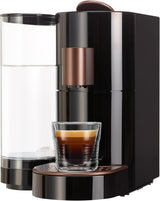 Macchina espresso a capsule K-FEE TWINS II per caffè, tè e cacao | Macchina per caffè espresso per tazze grandi | Riscaldamento rapido | Serbatoio dell'acqua da 2,3 l | 19 battute | Nero-rame