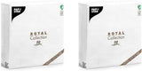 Papstar, 50 tovaglioli "ROYAL Collection" 1/4 pieghe 48 Cm X 48 Cm Bianco, #11577