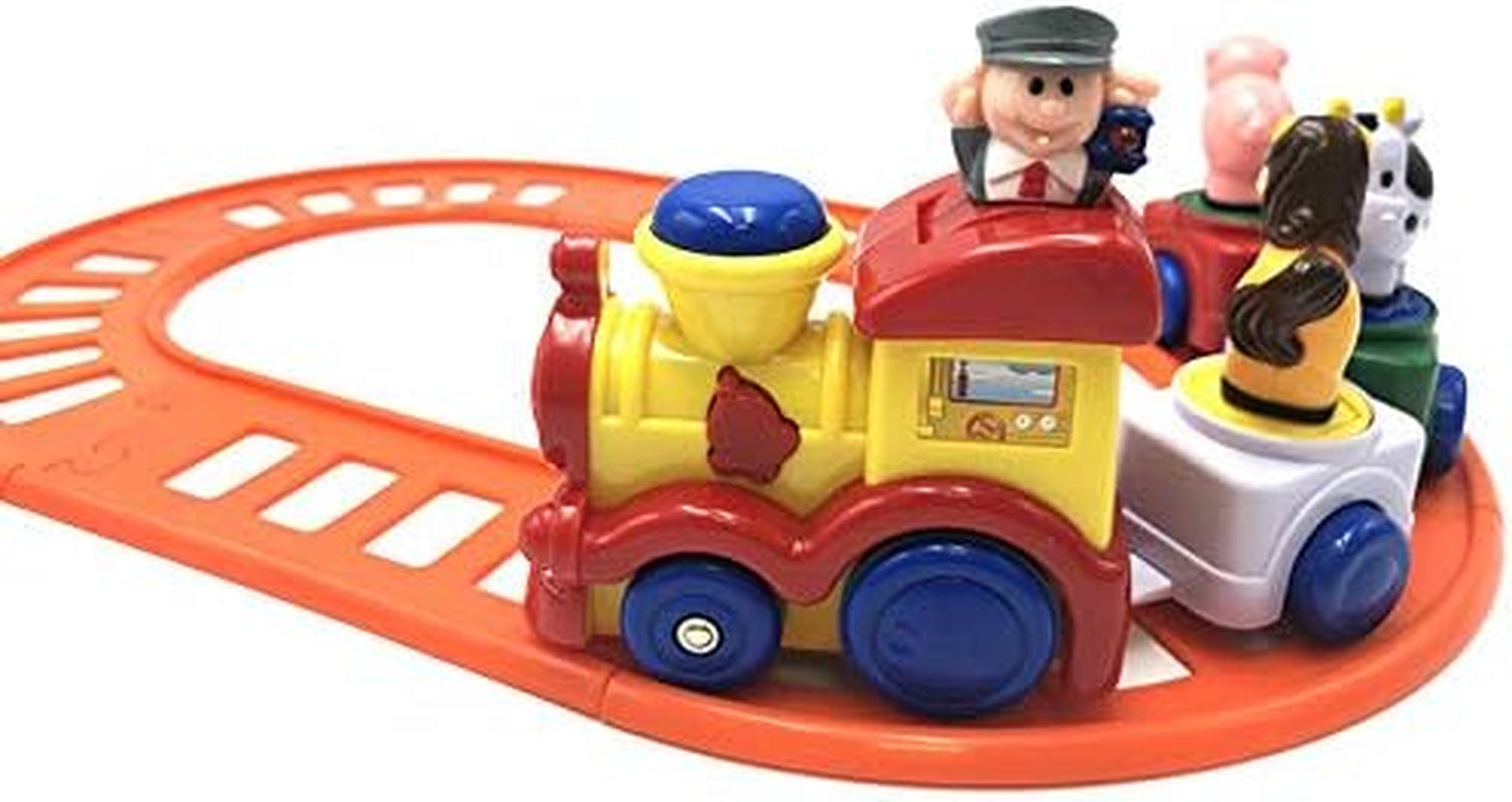 - Trenino musicale Animal Farm (CPA Toy Group 68001), colore/modello assortito Jucarii Bebe Naty Shop