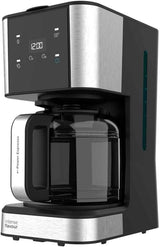 Espresso con filtro Cecotec Coffee 66 Drop and Touch, potenza 950 W, 1,5 L, 12 tazze, touch screen, caraffa in vetro, timer 24 ore, 6 interruttori, filtro a rete riutilizzabile