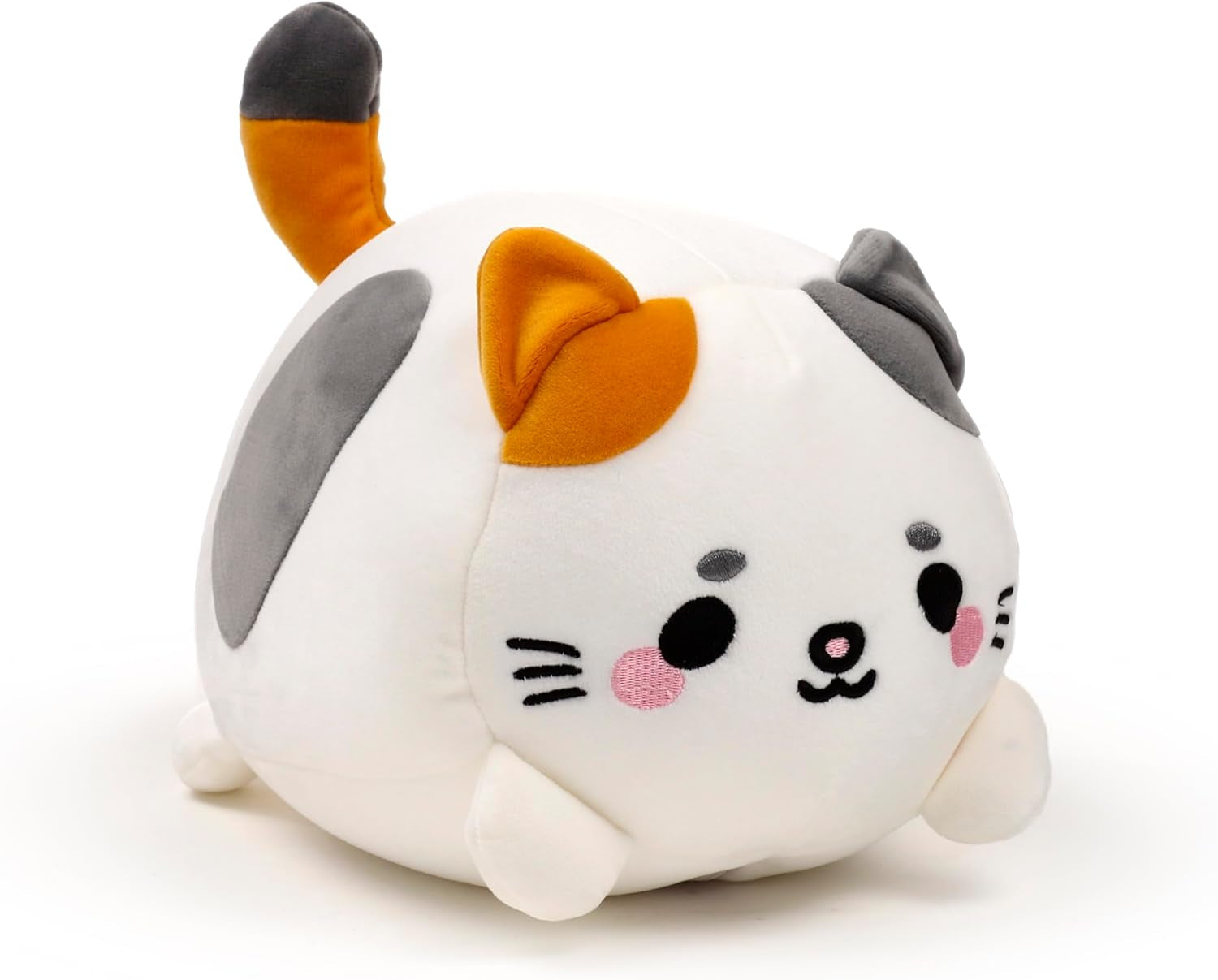 Puckator Swapseazzz Peluche Cuscino da Viaggio 2 in 1 Lola La Gatta Bianco Cuscini da Viaggio Standard Naty Shop