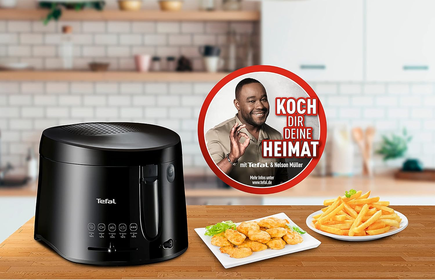 Friggitrice Tefal Maxi Fry, Tecnologia Cool Wall, 1,2 Kg, termostato regolabile Elettrodomestici Naty Shop
