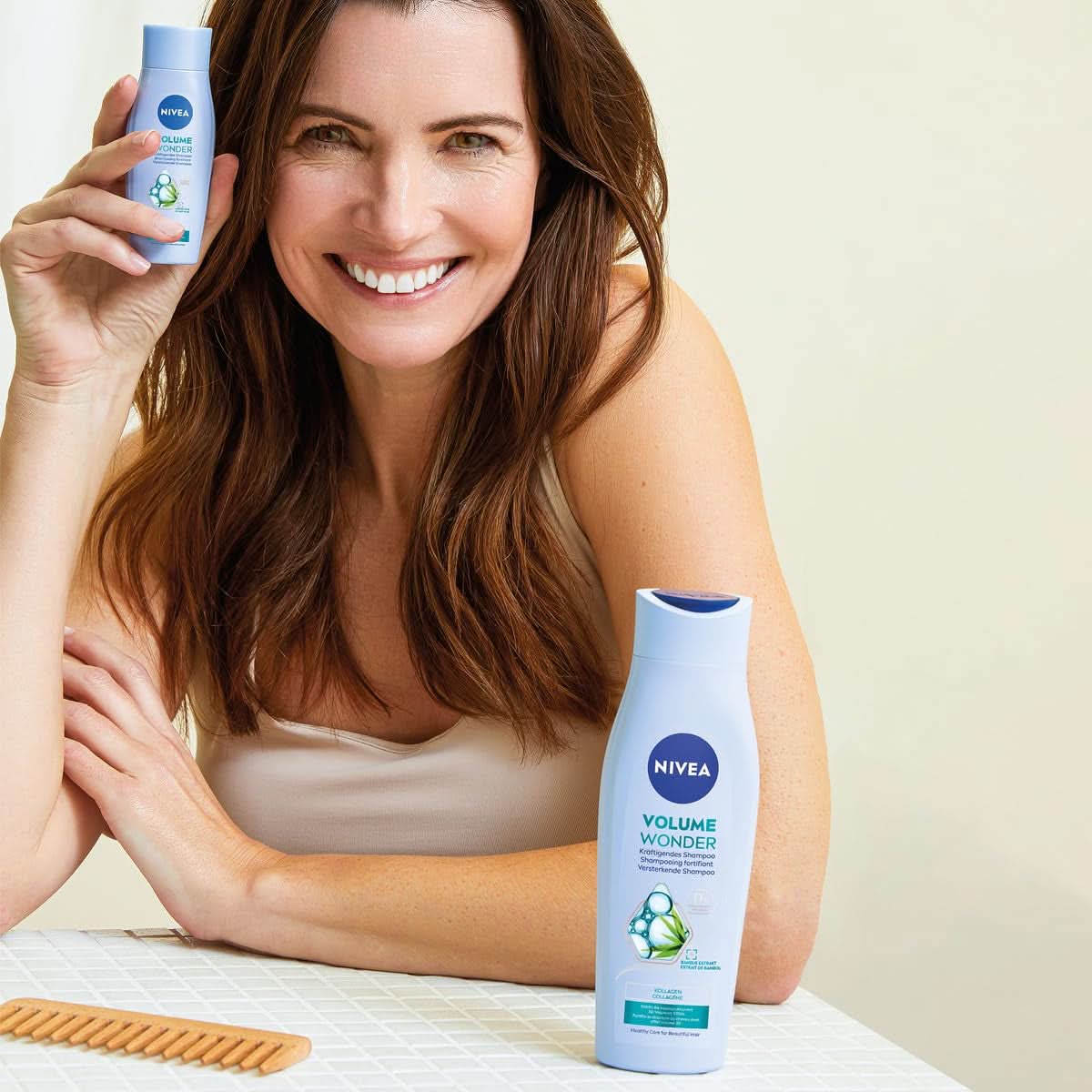 NIVEA Volume Wonder Shampoo rinforzante, shampoo volumizzante, 50 ml Doccia e bagno Naty Shop