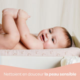 BIOLANE 12 Assorbenti Maxi Quadrati - Neonati - 100% Organico - 720 Cotone - per pelli sensibili - Cambio e articoli da toeletta - dalla nascita - prodotto in Francia