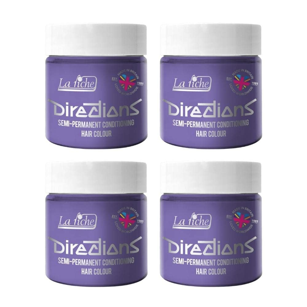 Indicazioni colorazione semipermanente per capelli scatola da 100 ml confezione da 4 (Pillarbox Red) Naty Shop Tintura per capelli Glicine 100 Ml (confezione da 4)