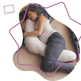 Badabulle Cuscino per allattamento e soffice cuscino per gravidanza, 150 cm, inclusa fodera, forma ergonomica Accessori Alimentazione e Allattamento Bebe Naty Shop