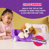 Little Live Pets My Really Real Puppy – Patch; Cucciolo interattivo; oltre 60 suoni/reazioni; aspetto realistico; 1 di 72 varianti; set da gioco con borsa per il trasporto; batterie incluse; dai 5 anni in su