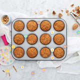 0062750 teglia per 12 muffin Stampi e teglie Naty Shop