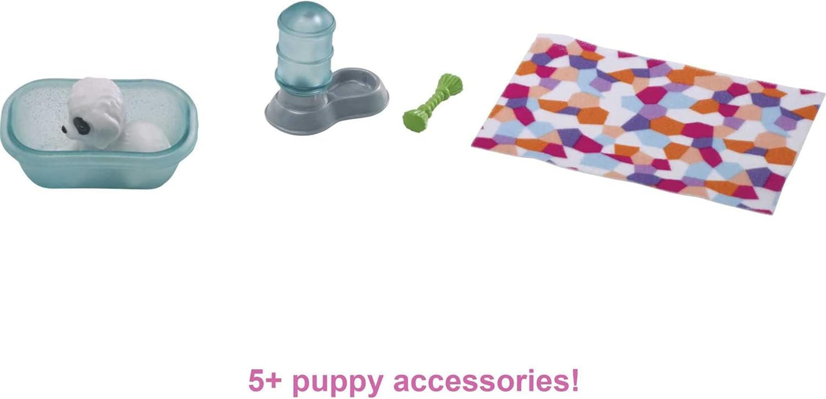 Barbie GRG78 - Mini Playset con 2 cani, cuccia e accessori, regalo per bambini da 3 a 7 anni Naty Shop Dolls