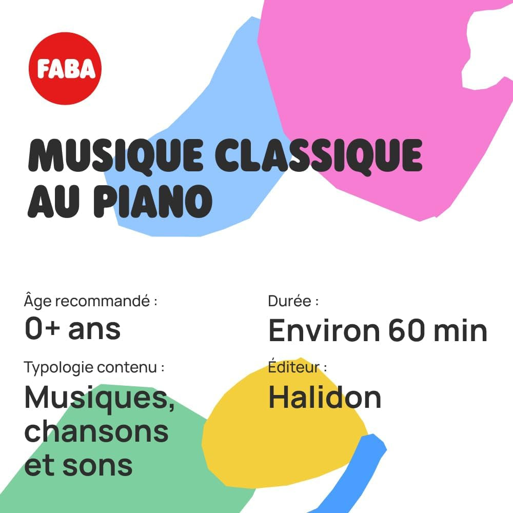 - Carattere sonoro, musica classica per pianoforte, giocattolo, contenuto didattico per bambini da 0 anni, versione francese, FFF30013 Toys Bebe Naty Shop