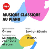 - Carattere sonoro, musica classica per pianoforte, giocattolo, contenuto didattico per bambini da 0 anni, versione francese, FFF30013 Toys Bebe Naty Shop