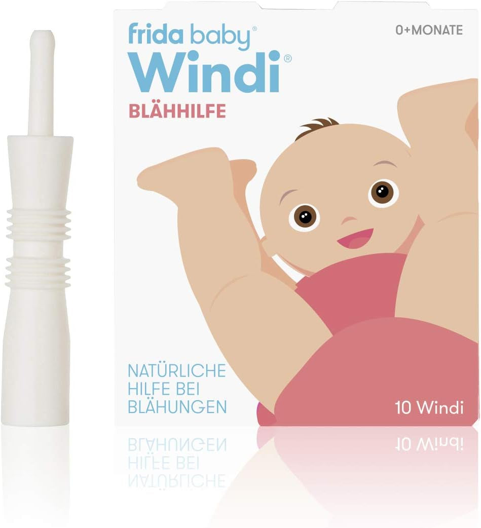 Fridababy Windi Sollievo dal gas per bambini da 0 mesi 10 pezzi Cateteri monouso Sollievo dal gas naturale 20437