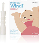 Fridababy Windi Sollievo dal gas per bambini da 0 mesi 10 pezzi Cateteri monouso Sollievo dal gas naturale 20437
