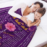Regali per la mamma, regalo di anniversario per coppie, donne importanti, mariti, sorelle e madri, sicurezza ideale per la festa della mamma, San Valentino e Natale 50"X60" Letti e coperte Yasrlvun