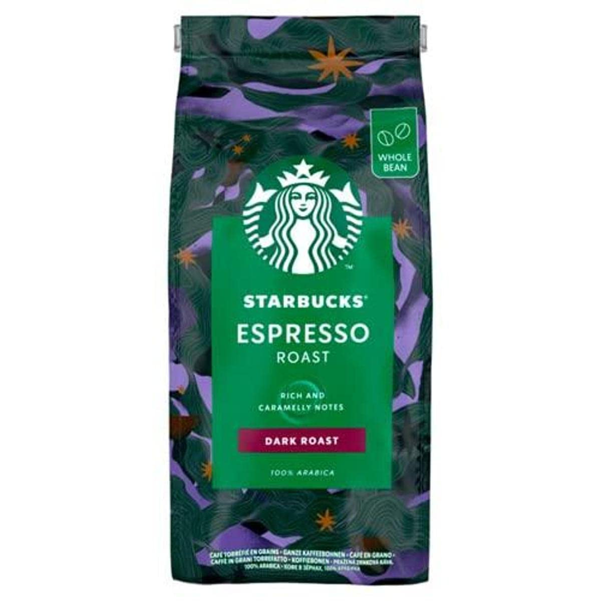Starbucks® - Chicchi di caffè espresso tostati neri - 450 g