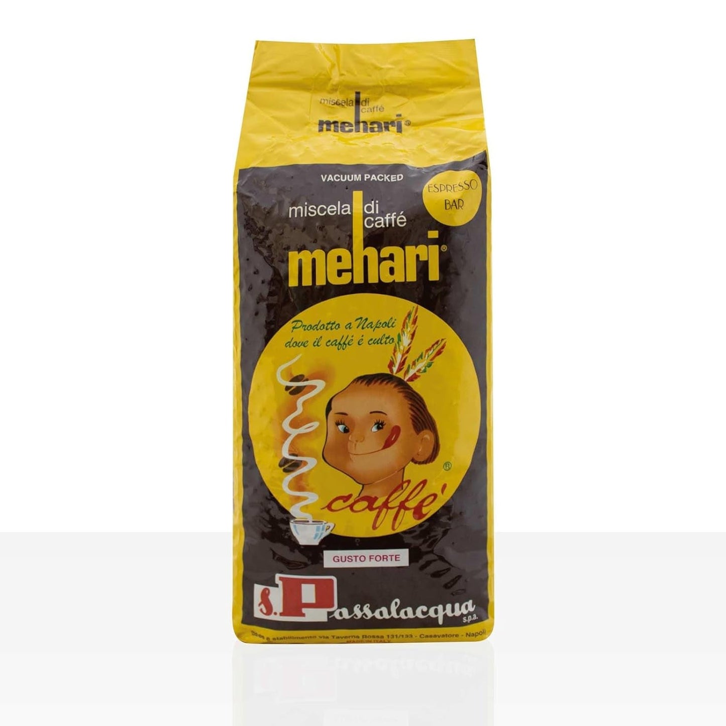 CAFFÈ MEHARI - BARRA ESPRESSO - CONFEZIONE DA 1 kg CAFFÈ IN GRANI