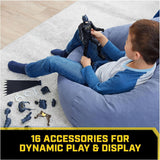 Action Figure DC Batman Adventures, 30 Cm - Con 16 pezzi di equipaggiamento e completamente mobile per emozionanti avventure e acrobazie ricche di azione, giocattolo per bambini dai 3 anni in su Action figures Naty Shop