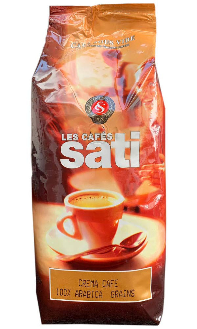 Café Sati Crema 100% Arabica - Caffè in grani per macchine da caffè completamente automatiche